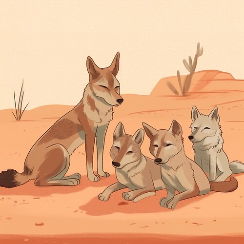 jritzman_a_sad_family_of_coyotes_sitting_together_in_a_dry_dese_ba443bba-c926-4c54-82fb-ba256d59454b